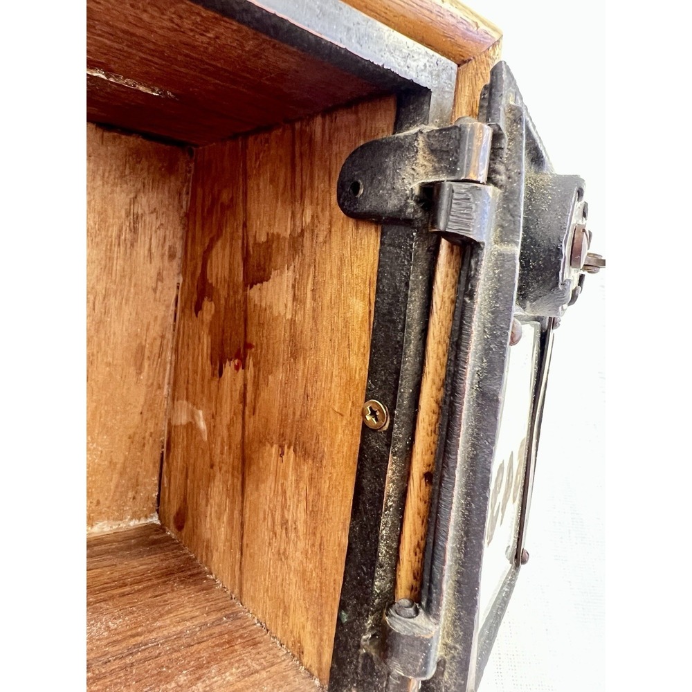 Antique 1901 Post Office Box Door Bank - WORKING COMBO - Am P.O. Equip Co Spur - Picture 16 of 16